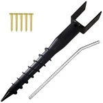 Furnishh No Dig Ground Anchor 4"X4" Post Holder Model Screw In Stake F.... Fixed Price $52.80.