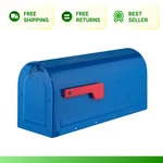 Architectural Mailboxes 7600BE MB1 Post Mount Blue With Red Flag. Fixed Price $46.40.