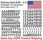 3X Alphabet & 0-10 Vinyl Decal Numbers Mailbox, Wall, Address, Locker Stickers. Fixed Price $80.91.