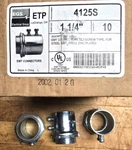 Etp 4125S Emt Set Screw Connectors 1-1/4" Box Of 9. Fixed Price $18.00.