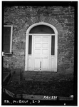 Pennsylvania 1900S Stone House Arched Door Historic American Buildings Survey. Fixed Price $13.49.