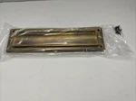 Deltana MS212U5 2-1/4 X 11 Mail Slot Kit With Interior Flap- Antique Brass. Fixed Price $108.00.