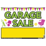 Hillman Sign Center Garage Sale Vibrant 10-IN X 14-IN Plastic. Fixed Price $5.96.