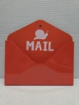Snail Playhouse Mailbox Red Envelope Metal 9" 10". Fixed Price $8.71.