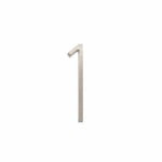 Hillman 844701 5IN. #1 Distinctions Floating Mount House Number, Brushed Nickel. Fixed Price $11.95.