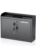 Wall Mounted Mailbox With Lock & Newspaper Holder, Suggestion M-key. Fixed Price $37.96.