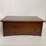 Authentic Solid Cherry Wood Stickley "harvey Ellis" Inlaid Jewelry Box. Fixed Price $525.00.