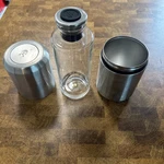 Aged & Ore Travel Decanter With 2 Stainless Steel Tumblers. No Box (A3). Fixed Price $40.00.