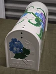 Hand Painted Mailbox Standard Size Post Mount. Fixed Price $138.27.