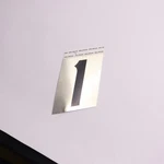Hillman Angle-cut Number 1 Black Aluminum 3" 840554. Fixed Price $6.26.