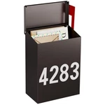 Land Voi Wall-mount Mailbox W/ Flag Kit & 3 Sets 0-9 Numbers. Fixed Price $60.41.