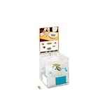 Safco 4234CL Large Acrylic Collection Boxes - Clear. Fixed Price $71.11.