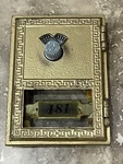 Brass Mailbox Door Combination Salsbury Industries 3.5" 1 Unlocked. Fixed Price $19.99.