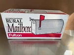 Nos Fulton Mail Box Rural Usps Metal Steel Rust Resistant Finish Orig.. Fixed Price $89.99.