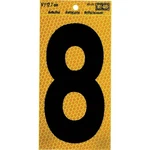 Hy-ko In. Yellow Reflective Number RV-75/8 084100007589 Vinyl. Fixed Price $9.61.