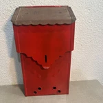 Vintage Red Metal Lockable Wall Mount Mailbox Usa Free Shipping. Fixed Price $39.00.