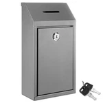 Metal Donation Cash Box Collection Safe Suggestion With Lock Wall Mounted.... Fixed Price $26.48.