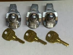 Lot Of 3 Compx National Cam Lock Keyed Alike Mail Box / Tool. Fixed Price $19.99.