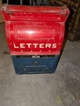 1948 Cast Iron U.s. Mail Letterbox Post Office. Fixed Price $500.00.