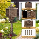 Cast Aluminum Postal Heavy Duty Large Storage Capacity. Fixed Price $112.99.