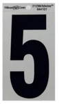 Hillman 844101 Black/silver Mylar Self-adhesive #5 Number In. (pack Of 6). Fixed Price $6.00.