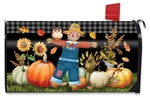 Briarwood Lane Friendly Scarecrow Autumn Mailbox Cover. Fixed Price $15.95.