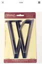Whitehall Door House Address Street Number Letter Brushed Nickel 6" 152MM In. Fixed Price $12.74.