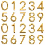 Lyflux 2 Self Adhesive Mailbox Numbers 0-9, House Inch, Golden. Fixed Price $18.32.
