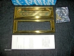 Leigh Ives 628B3 Extruded Brass Hand Polished Bright Finish Letter Box Plate. Fixed Price $14.97.