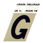 Hillman 840506 Black/gold Metal Self-adhesive Letter 1.5 In. (pack Of 6). Fixed Price $7.79.