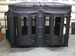 Hughes Hunting Blinds The Lodge 4' 8' Box With Slide Windows & Half Door. Fixed Price $1799.00.
