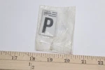 (10-PK) Hy-ko Reflective Adhesive Letter Vinyl 1" RV15-P. Fixed Price $10.17.