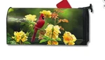 Studio Rose Garden Cardinal Magnetic Mailbox Cover, New. Fixed Price $17.99.