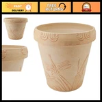 Dragonfly Planter Pot - 12.5" X 10" Beige Indoor/outdoor Container For Gar. Fixed Price $60.99.