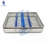 Sterilization Cassette Rack Tray Box Surgical Dental Holds 10 Instruments. Fixed Price $52.95.