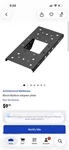 Adapter Plate Architectural Mailboxes 4" Black New. Fixed Price $5.00.
