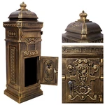 Floor Lockable Heavy Duty Aluminum Door Postal Pedestal. Fixed Price $392.99.