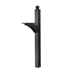 Uimoso Aluminum In-ground Mailbox Post Kit With Plate, 56X4X4IN, Black. Fixed Price $86.99.
