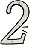 4 Classic Black Reflective Plastic House Number, Modern Raised Numbers For Exte. Fixed Price $12.66.