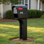 Spacious Mailmaster Plus Mailbox Secure Magnetic Closure & Rear Retrieval Door. Fixed Price $159.98.