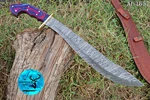 Custom Handmade Forged Damascus Steel Sword W/ Wood & Brass Handle 1657. Fixed Price $79.00.