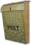 Emily Vintage Locking Mailbox, Mailboxes For Outside Wall Mount, Metal. Fixed Price $48.00.