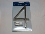 Hillman Distinctions 843214 5 Inch Brushed Nickel Floating House Number # Nos. Fixed Price $11.72.