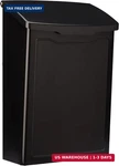 Architectural Mailboxes 2681B Black Marina Wall Mount Mailbox, Small. Fixed Price $32.85.