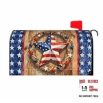 American Flag Patriotic Star Mailbox Covers Magnetic 21X18 Inches Red Blue. Fixed Price $22.48.