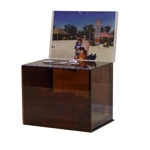 Tip Box Acrylic Ballot Plexiglass Donation Sign Holder Collection. Fixed Price $18.18.