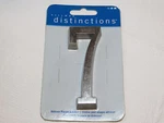Hillman Distinctions 843287 Inch Brushed Nickel Die Cast House Number # Nos. Fixed Price $10.19.