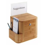 Safco Suggestion Box, Brwn, 14 In H, 10 4237NA 073555423709. Fixed Price $113.53.