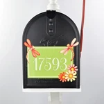 Mailbox Magnet Partial Cover Personalized Boho Daisy And Dragonflies. Fixed Price $9.95.
