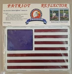 American Flag Patriot Reflector W/snap Plate (8.4 5.7 Inches) Mailbox Truck. Fixed Price $24.99.